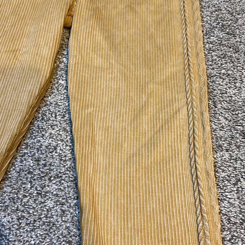 Aerie Sunset Yellow Ribbed High-Waist Leggings NWT excellent no flaws New! - Picture 4 of 6
